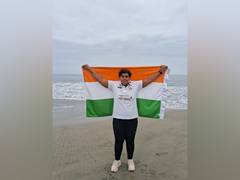 
      
      Jiya Rai becomes first female with autism to swim across Catalina
      
      