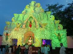 
      
      Agartala pandals draw huge crowds as Durga Puja festivities peak
      
      