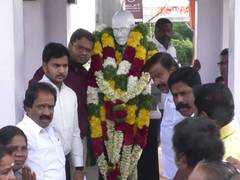 
      
      Tamil Nadu Minister KN Nehru pays tributes to Mahatma Gandhi,...
      
      