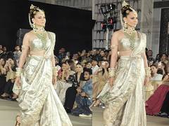 
      
      Kangana Ranaut stuns in regal bridal look as she returns to ramp
      
      