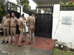 
      
      UP: Police personnel deployed outside Mata Pandey's residence
      
      