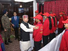 
      
      Himachal Governor interacts with children under ‘Op Sadbhavna'
      
      