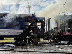 
      
      Russia's strike on Ukraine trains kills 1, injures 30
      
      