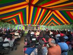 
      
      US: Indian Embassy joins 'vibrant' Dussehra celebrations at ISKCO
      
      