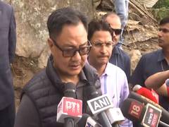 
      
      Union Minister Rijiju visits rains-Hit Mirik, Darjeeling
      
      