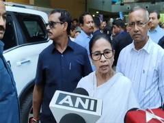 
      
      West Bengal CM Mamata Banerjee meets BJP MP Khagen Murmu
      
      