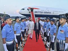 
      
      PM Modi welcomes British PM Starmer to India
      
      