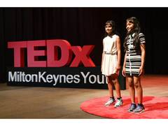 
      
      11-Year-Old Twins Eva and Amaira Deotale Champion Disability 
      
      