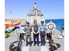 
      
      INS Trikand visits Egypt's Safaga as part of operational deployme
      
      
