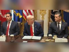 
      
      “We settled seven wars; this is number eight,” says Trump
      
      