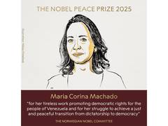 
      
      Maria Corina Machado wins Nobel Peace Prize 2025
      
      