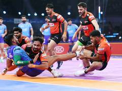 
      
      PKL 12: Ajit, Sandeep star as U Mumba beat Bengal Warriorz
      
      