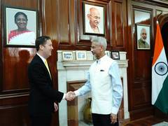 
      
      Jaishankar meets Ambassador Sergio Gor, discusses India-US ties
      
      