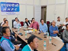 
      
      NHPC hosts meeting on Siang Upper multipurpose project
      
      