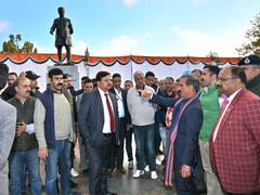
      
      Himachal CM Sukhu inspects preparations for unveiling of Virbhadr
      
      