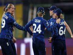 
      
      Women's World Cup: England defeat Sri Lanka 
      
      