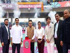 
      
      Mithali Raj Stand and Raavi Kalpana Gate inaugurated
      
      