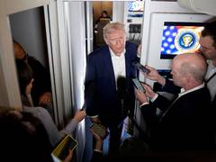 
      
      “I settled a few of the wars just based on tariffs,” says Trump
      
      