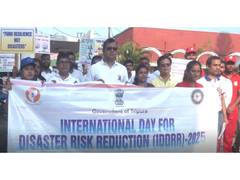 
      
      Tripura: Rally held on International Disaster Management Day
      
      
