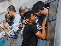 
      
      Red Cross on its way to retrieve coffins of dead Israeli hostages
      
      