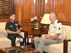 
      
      Army Chiefs of India, France meet to boost defence ties
      
      