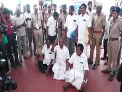 
      
      PMK MLAs protest outside Tamil Nadu Assembly, seek proper seat al
      
      