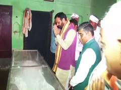 
      
      Haryana CM Saini meets kin of ASI found dead in Rohtak
      
      