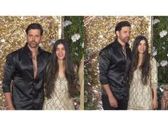 
      
      Hrithik Roshan, Saba Azad walk hand-in-hand at Diwali bash
      
      