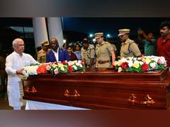 
      
      Former Kenyan PM Raila Odinga mortal remains flown to Mumbai
      
      