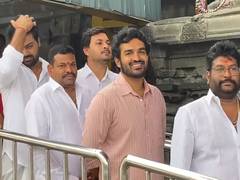 
      
      Actor Kiran Abbavaram visits Tirumala temple 
      
      
