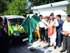 
      
      Uttarakhand: CM Dhami flags off nine ambulances in Khatima
      
      