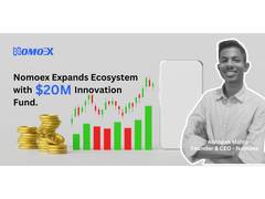 
      
      Nomoex Expands Ecosystem With USD 20 Million Innovation Fund
      
      