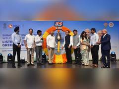 
      
      Gujarat CM rings bell at NSE to mark listing of SMC’s green bond
      
      