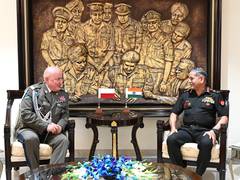 
      
      COAS Gen Dwivedi, Polish counterpart discuss defence ties
      
      