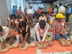 
      
      Restart a Heart Day - Training community members on Hands Only
      
      