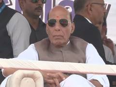 
      
      Rajnath Singh inaugurates 3rd Production Line of LCA Mk1A
      
      