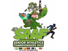 
      
      Jharkhand unveils logo, mascot, anthem for SAAF Championships
      
      