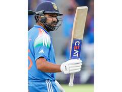 
      
      Hitman becomes fifth Indian to make 500 appearances
      
      