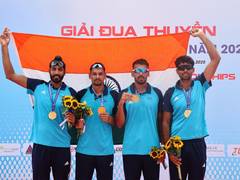
      
      India shines at 2025 Asian Rowing Championships 
      
      