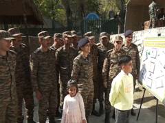 
      
      Army officers celebrate Diwali with J-K's locals along LoC
      
      