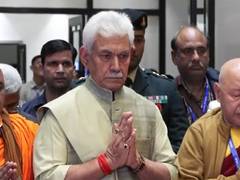 
      
      J-K LG Manoj Sinha returns to India with holy relics of Lord Budd
      
      