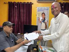 
      
      Bihar Congress chief Rajesh Ram files his nomination from Kutumba
      
      