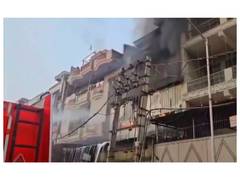 
      
      Massive fire breaks out at shoe manufacturing factory in Narela
      
      