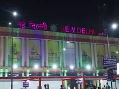 
      
      New Delhi railway station decked up with festive lights on Diwali
      
      