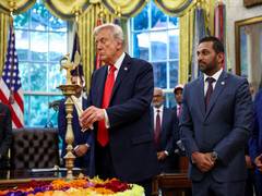 
      
      Trump participates in Diwali celebration in White House
      
      