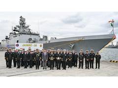 
      
      INS Sahyadri arrives at Yokosuka for JAIMEX 25
      
      