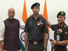 
      
      Neeraj delighted at being conferred with Honorary Lt Col rank
      
      