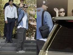 
      
      Ranbir-Alia make stylish appearance at Kalina airport 
      
      