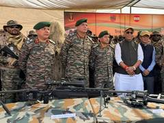 
      
      Rajnath Singh interacts with newly formed Bhairav Battalion
      
      