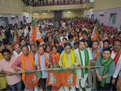 
      
      Tripura CM attends Karyakarta Sammelan
      
      